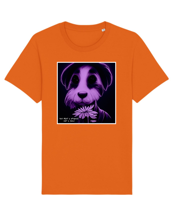 purple dog Bright Orange