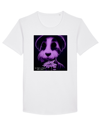 purple dog White
