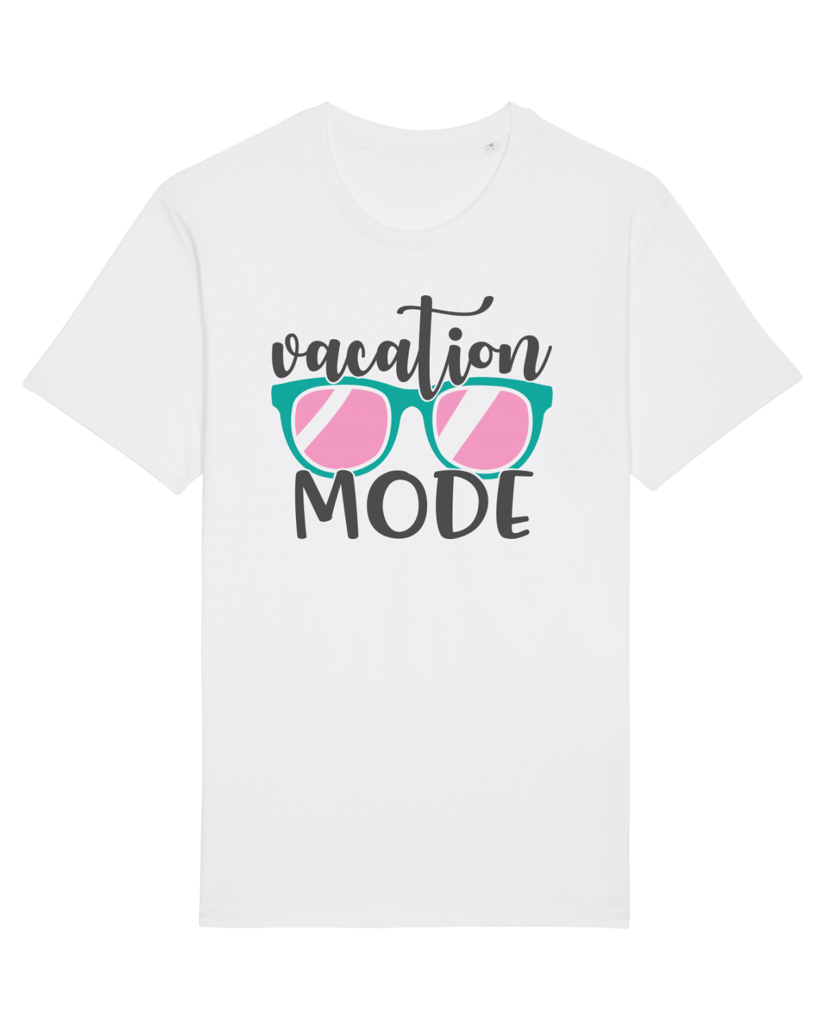 Tricou mânecă scurtă Unisex Rocker White