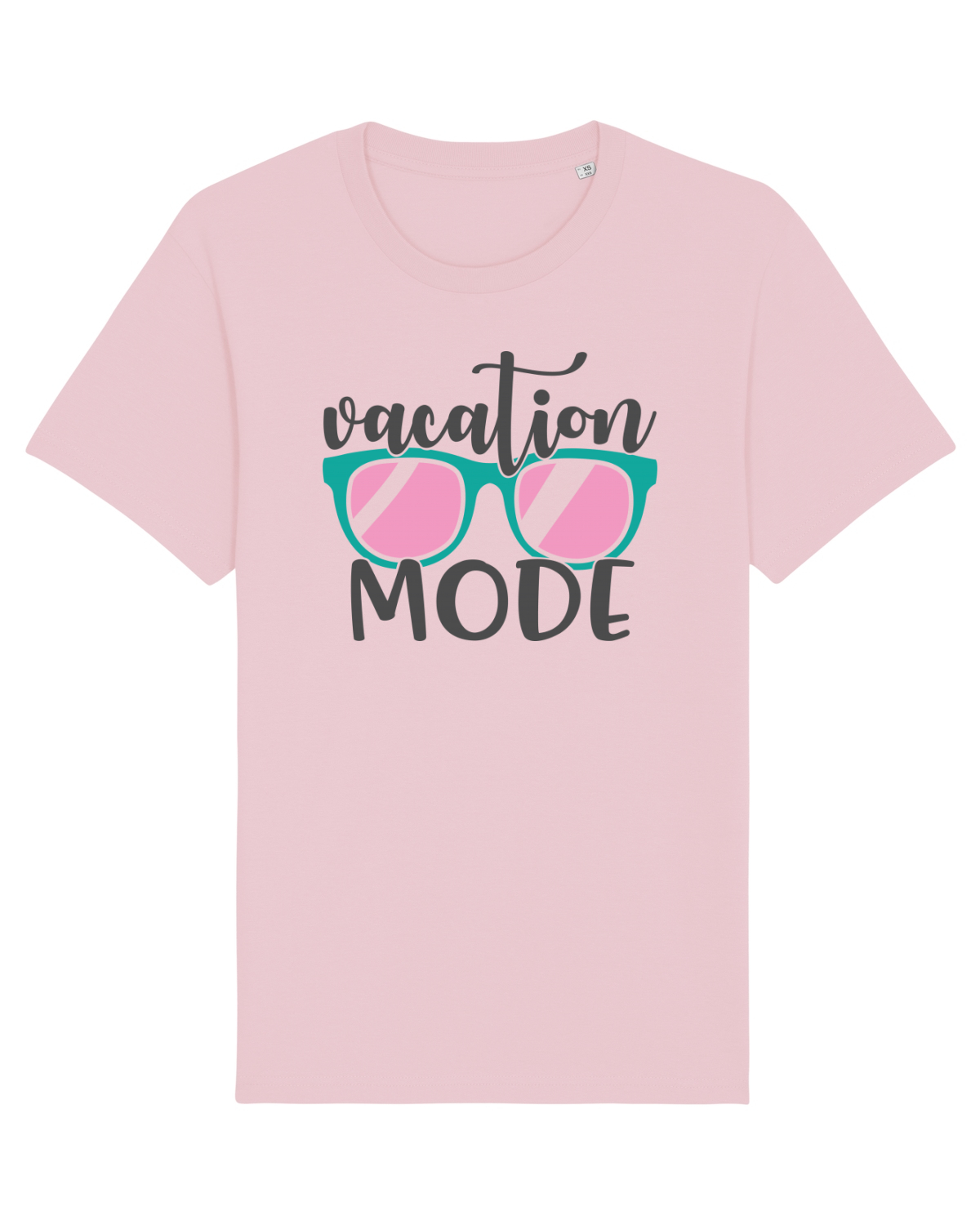 Tricou mânecă scurtă Unisex Rocker Cotton Pink