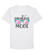 Vacation Mode Tricou mânecă scurtă guler larg Bărbat Skater