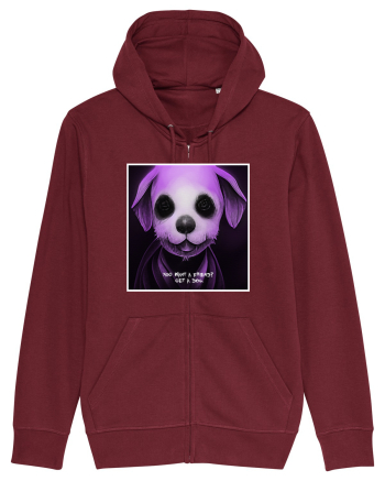 want a friend? Burgundy