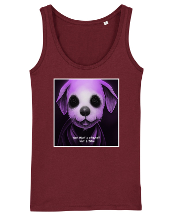 want a friend? Burgundy