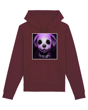 want a friend? Burgundy