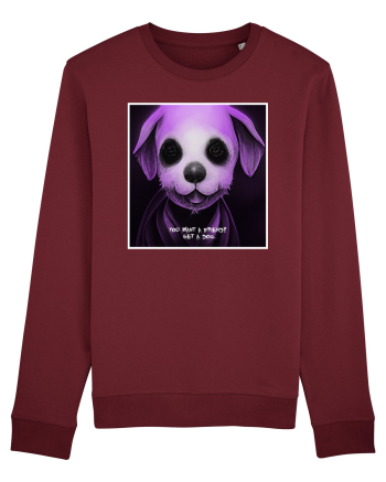want a friend? Burgundy