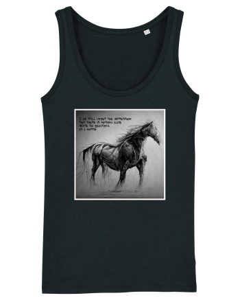 beautiful horse Black