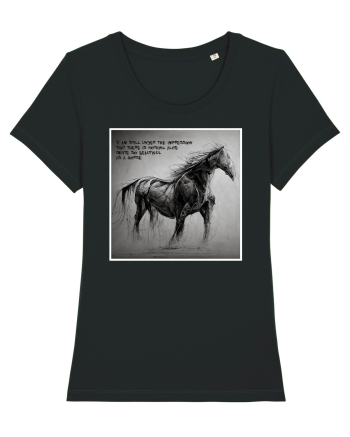beautiful horse Black