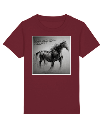 beautiful horse Burgundy