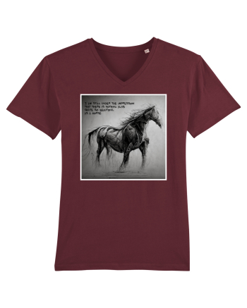 beautiful horse Burgundy
