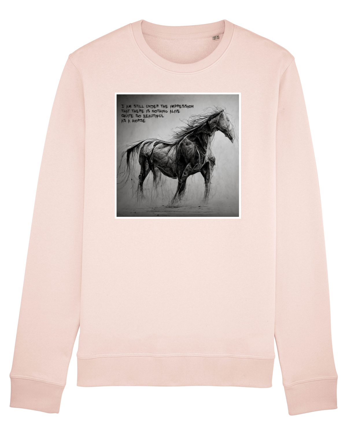 Bluză mânecă lungă Unisex Rise Candy Pink