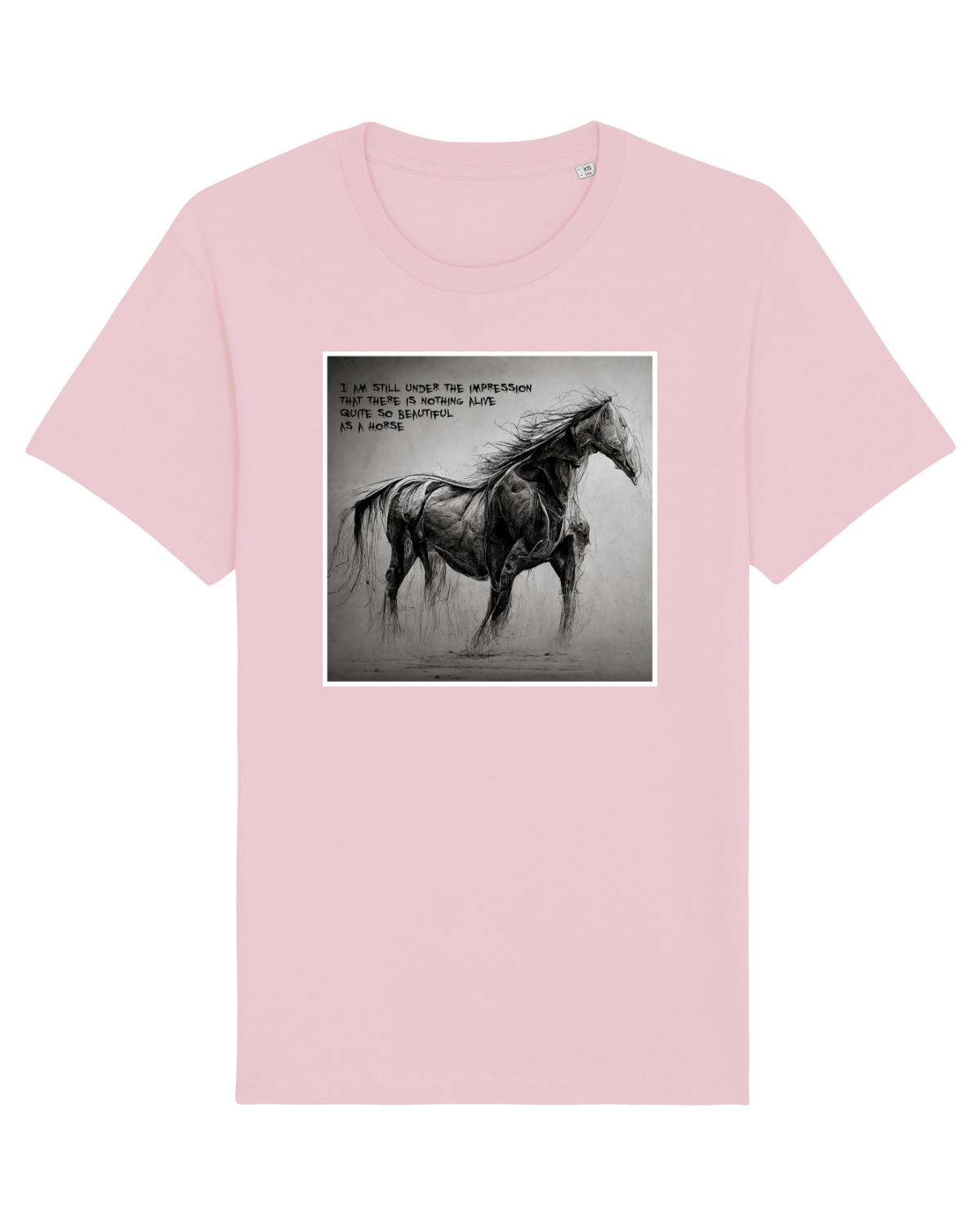 Tricou mânecă scurtă Unisex Rocker Cotton Pink