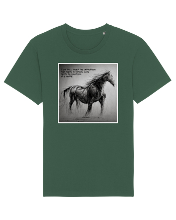 beautiful horse Bottle Green