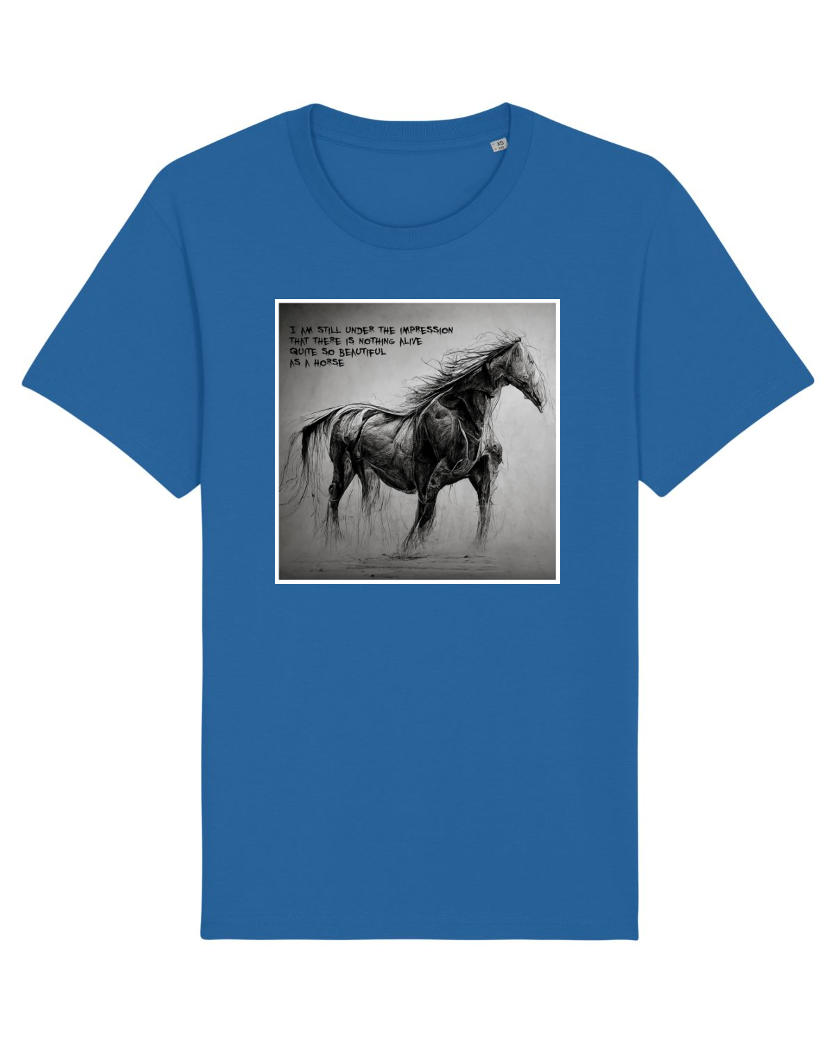 Tricou mânecă scurtă Unisex Rocker Royal Blue