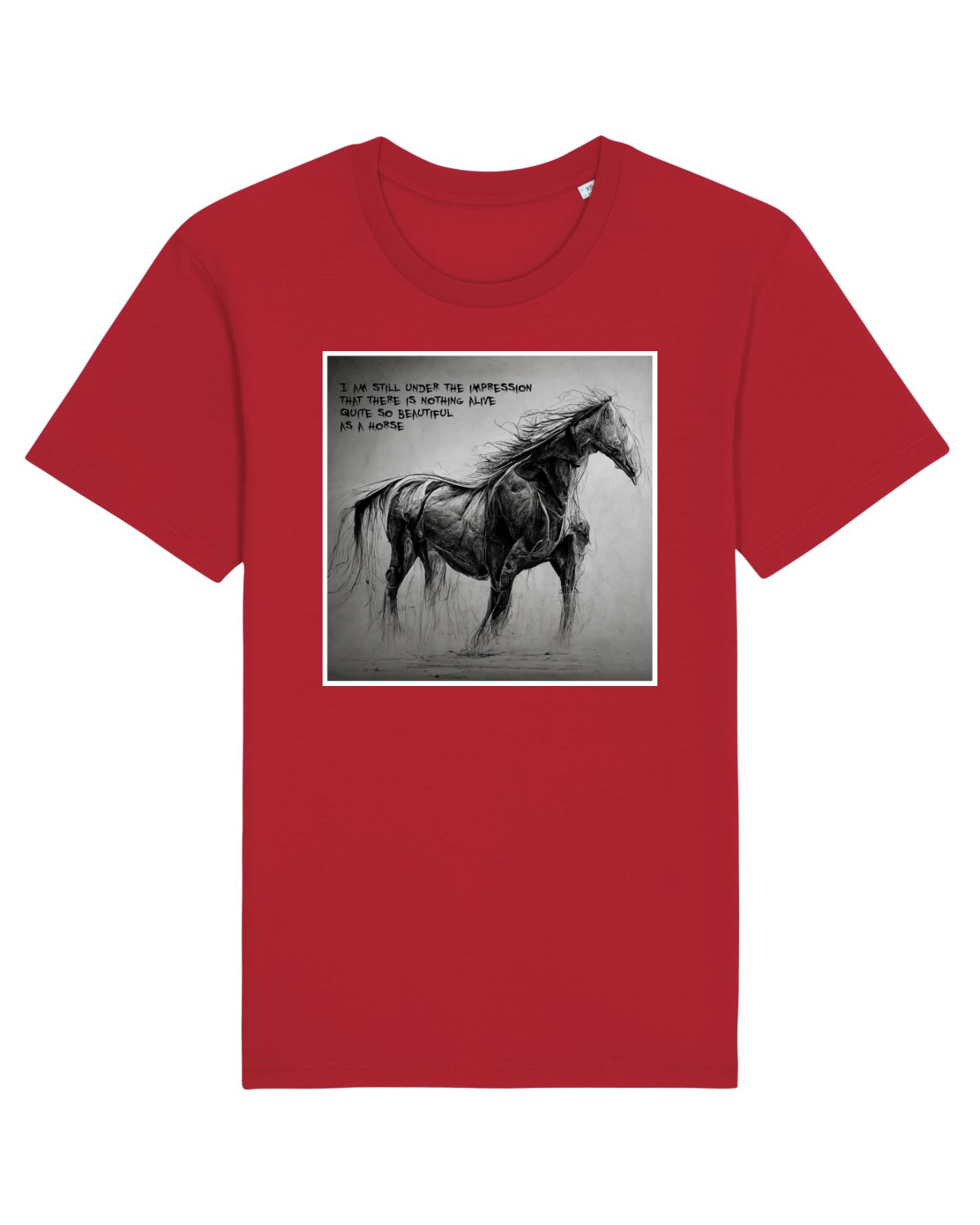 Tricou mânecă scurtă Unisex Rocker Red