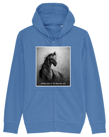 horses wings Bright Blue
