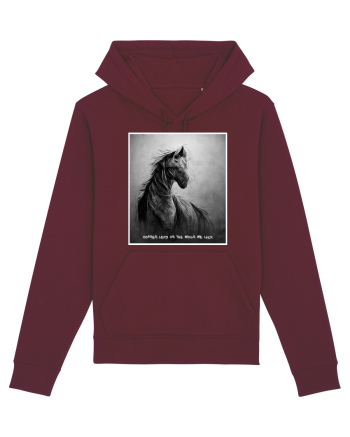 horses wings Burgundy