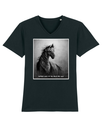 horses wings Black