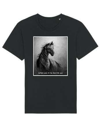 horses wings Black