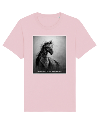 horses wings Cotton Pink