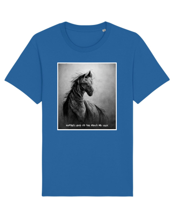 horses wings Royal Blue