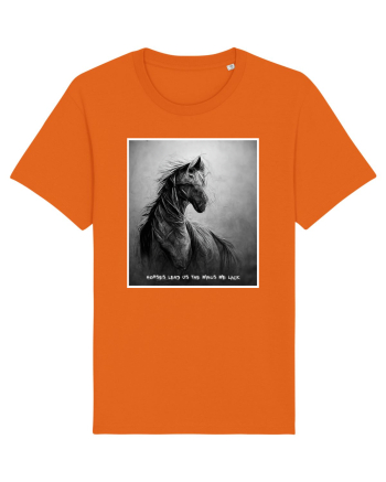 horses wings Bright Orange