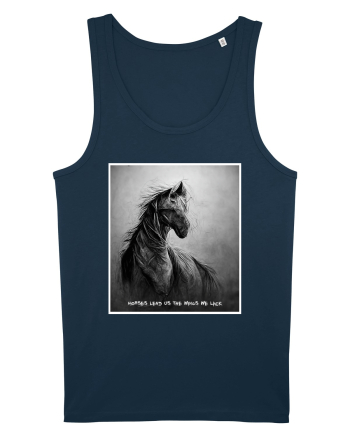 horses wings Navy