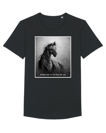 horses wings Black