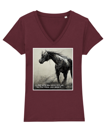 horse change lifes  Burgundy
