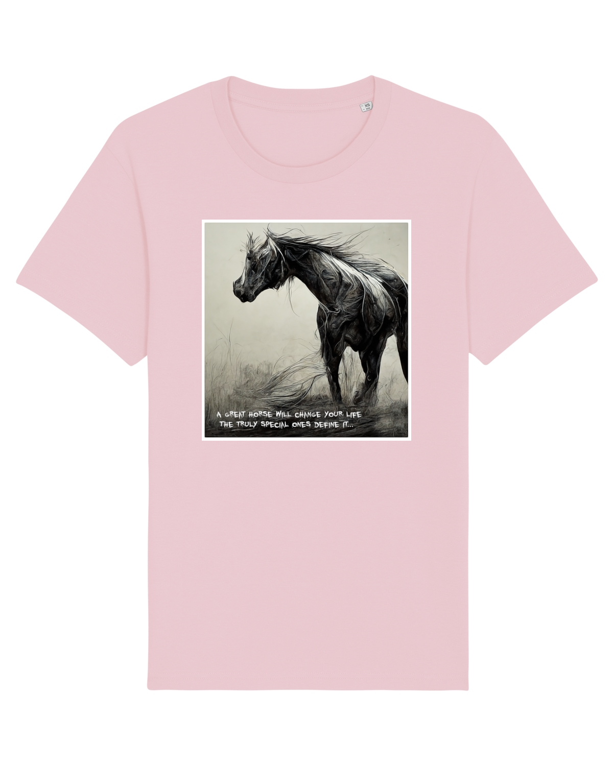 Tricou mânecă scurtă Unisex Rocker Cotton Pink