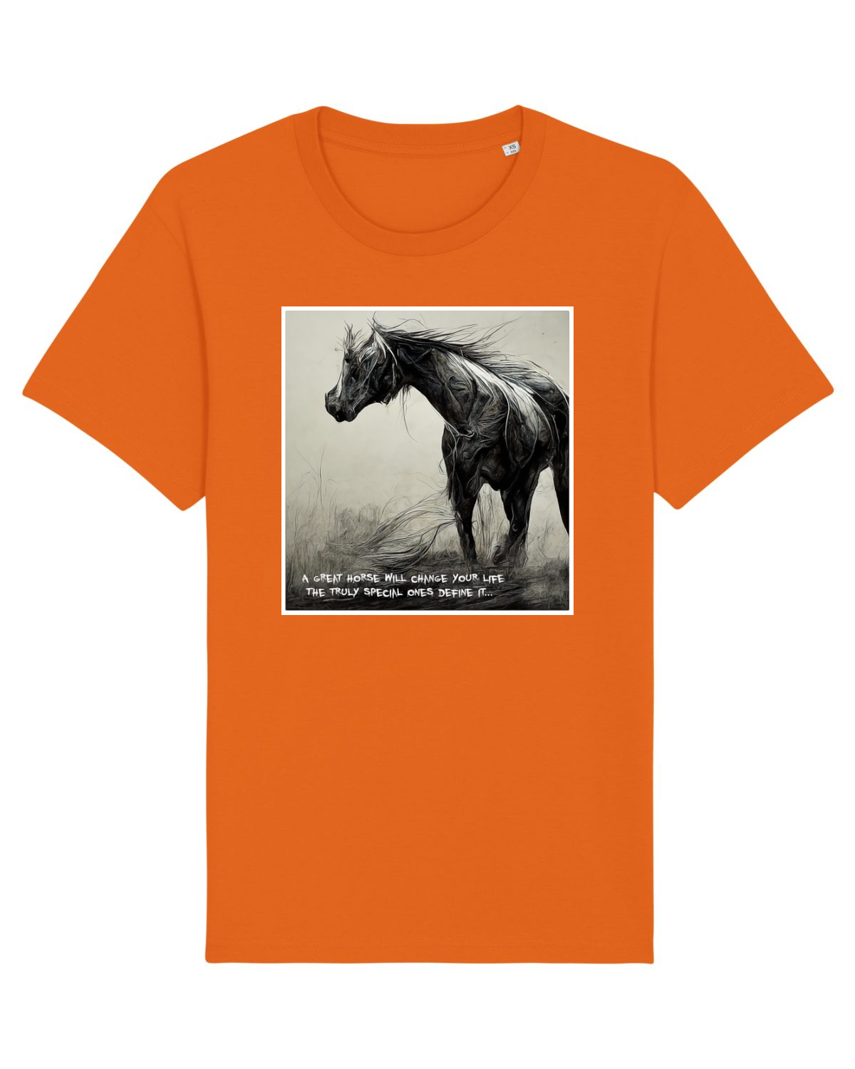 Tricou mânecă scurtă Unisex Rocker Bright Orange