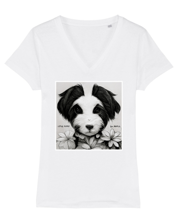 little puppy White
