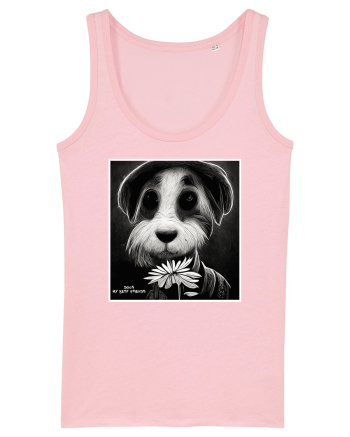 dogs best friends Cotton Pink