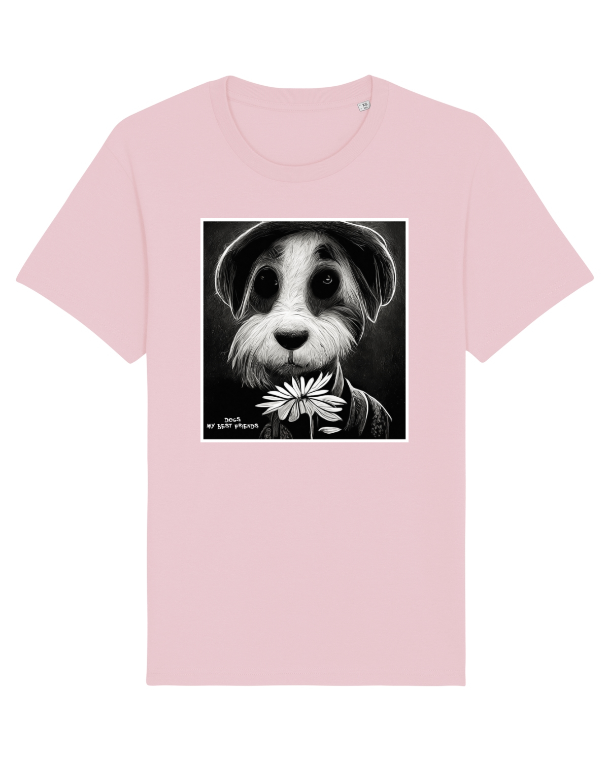 Tricou mânecă scurtă Unisex Rocker Cotton Pink