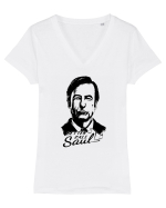 Jimmy McGill Tricou mânecă scurtă guler V Damă Evoker