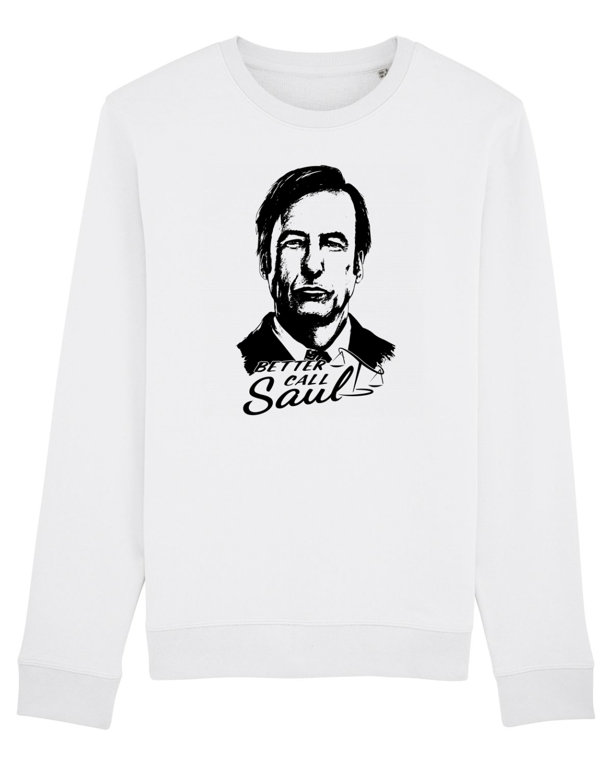 Bluză mânecă lungă Unisex Rise White