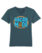 Vacay Mode Tricou mânecă scurtă guler V Bărbat Presenter