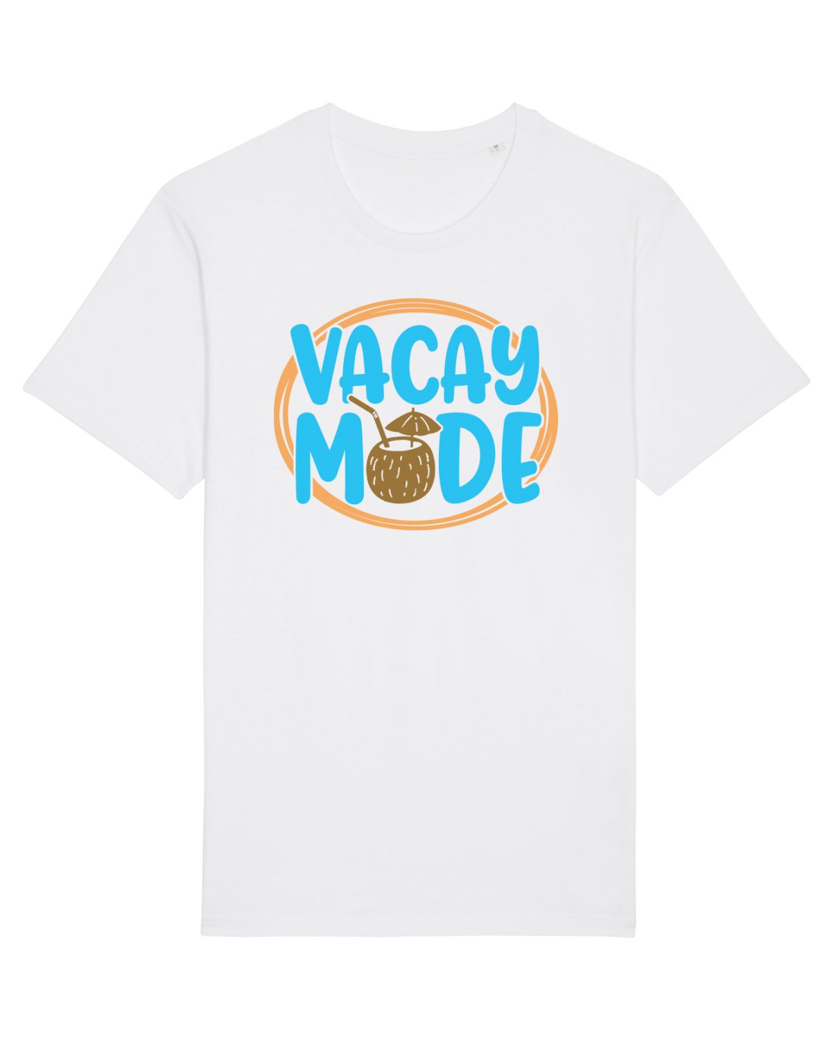 Tricou mânecă scurtă Unisex Rocker White