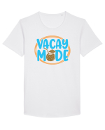 Vacay Mode Tricou mânecă scurtă guler larg Bărbat Skater
