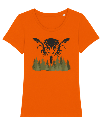 Owl in the forest Bright Orange