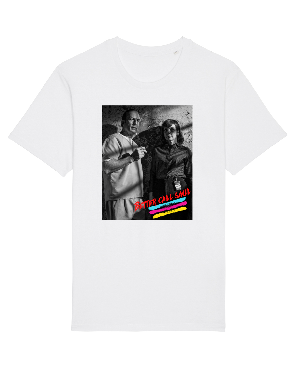 Tricou mânecă scurtă Unisex Rocker White
