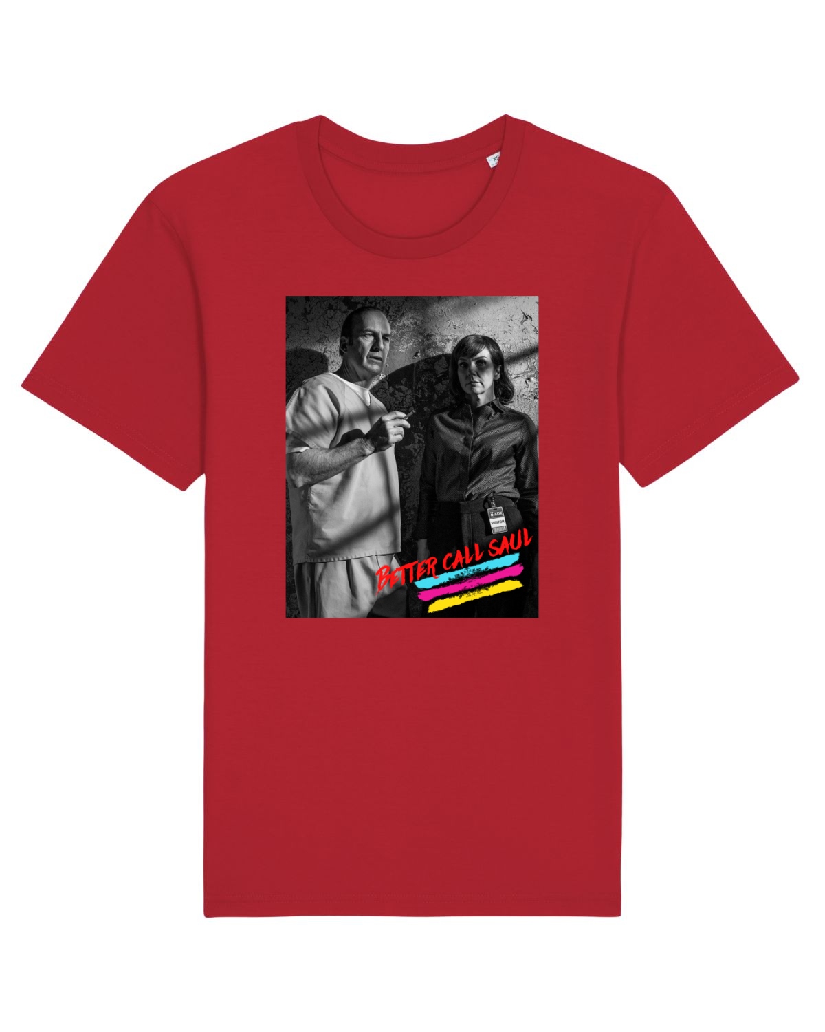Tricou mânecă scurtă Unisex Rocker Red
