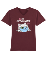 Don't overthink it Tricou mânecă scurtă guler V Bărbat Presenter