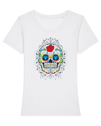 Mexican Sugar Skull White