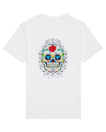 Mexican Sugar Skull Tricou mânecă scurtă Unisex Rocker