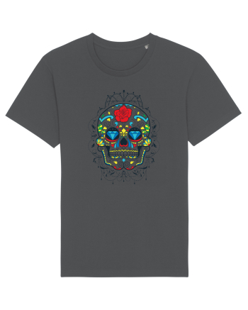 Mexican Sugar Skull Anthracite