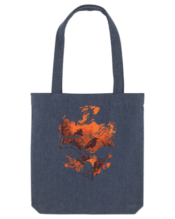 The Autumn Skull Midnight Blue