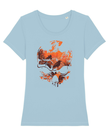 The Autumn Skull Sky Blue