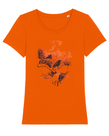 The Autumn Skull Bright Orange