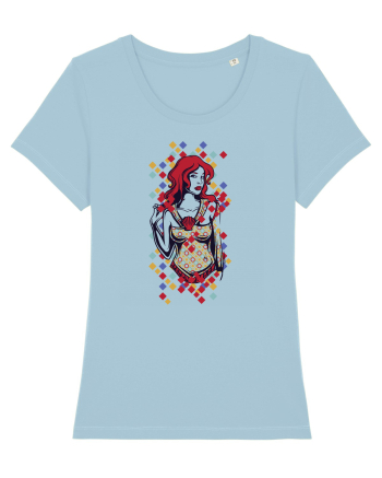 Amazon Woman Warrior Sky Blue