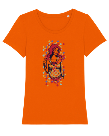 Amazon Woman Warrior Bright Orange